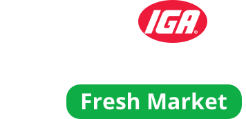 A theme footer logo of Mt. Plymouth IGA